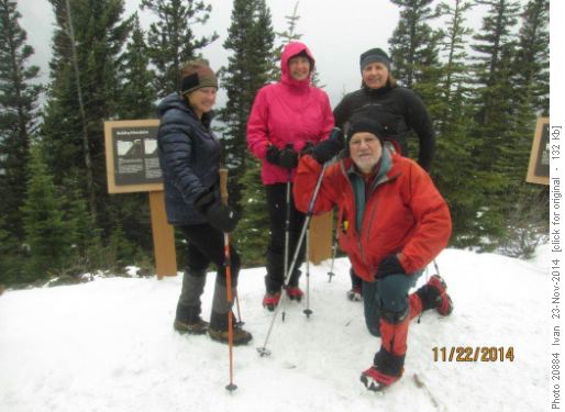 Summit of Mt.EVEREST expedition interpretive trail /Janice, Teresa, Alicja, Ivan/