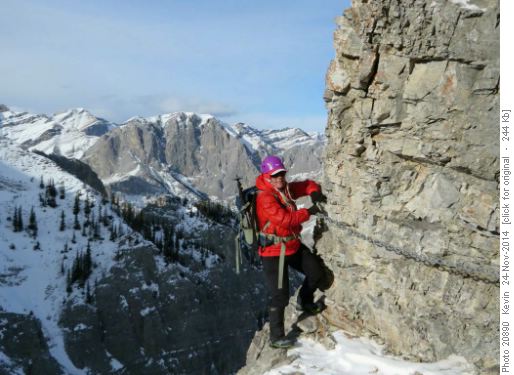 Christine 'working on the chain gang'