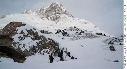 Lunch on Boulder Pass