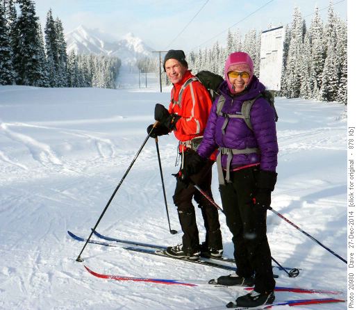Bruce and Sonja at Elk Pass