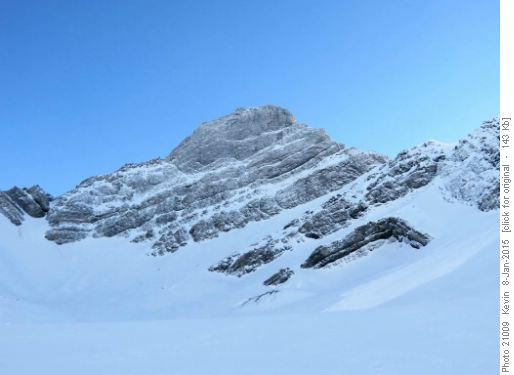 Mount Warspite from the ridge above Black Prince Lakes