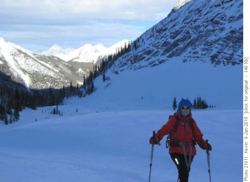 Christine in Warspite Cirque