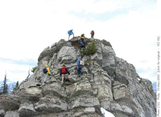 A bump to scramble