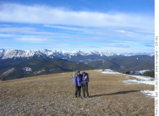 Bill & Aldis on West Ridge of Prairie Mtn