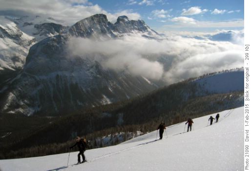Traverse around east ridge of Unity Peak