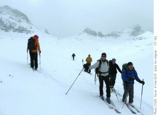 Taking a break on the east side of Cirque Peak