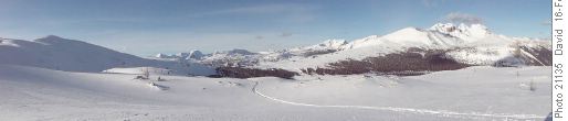 Panorama from Sunshine Meadows: Click to enlarge