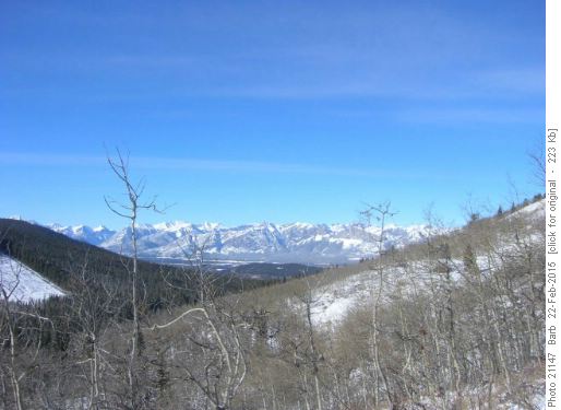 Panorama approaching Eagle Hill