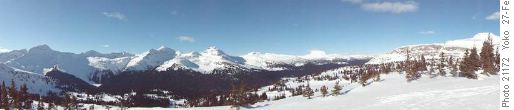 View from south ridge