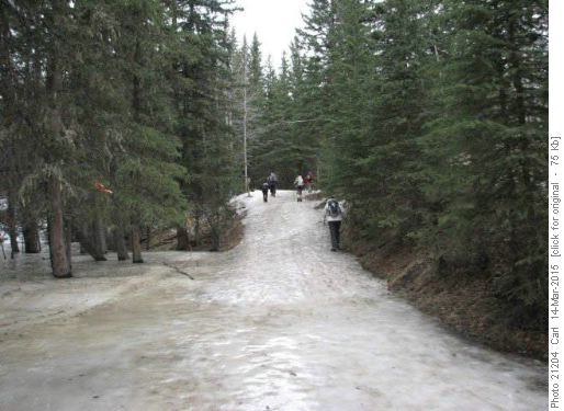 Thank goodness for traction devices!