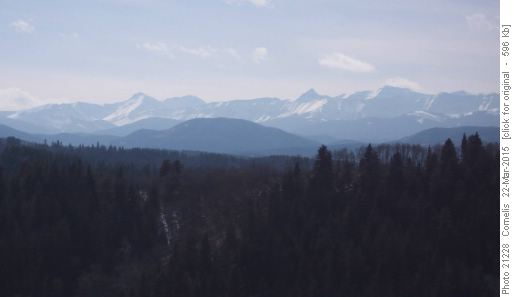 View west to the Front Ranges from Souther Carey Ridge