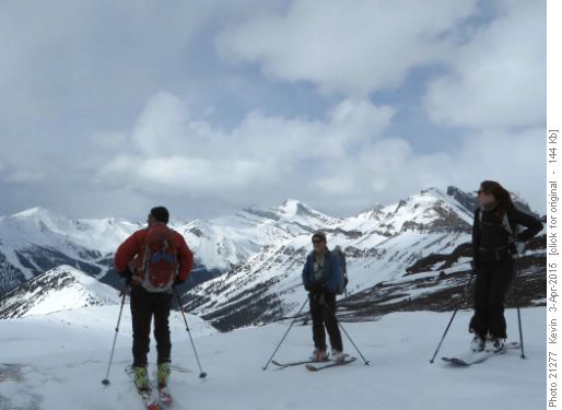 Enjoying the view at the top of the Purple Bowl