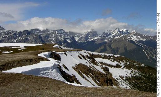 Old Baldy Ridge looking W, Mt Kidd, Olympic Summit