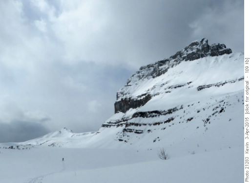 The east face of Redoubt Mt. on the Pumpkin Reverse