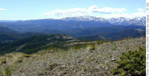 South view from Volcano Ridge