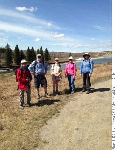 Along the Bow River