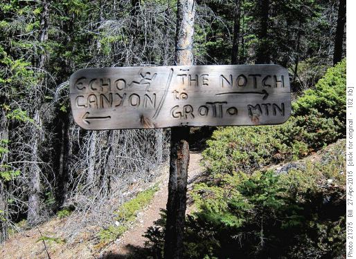 Echo Canyon trail