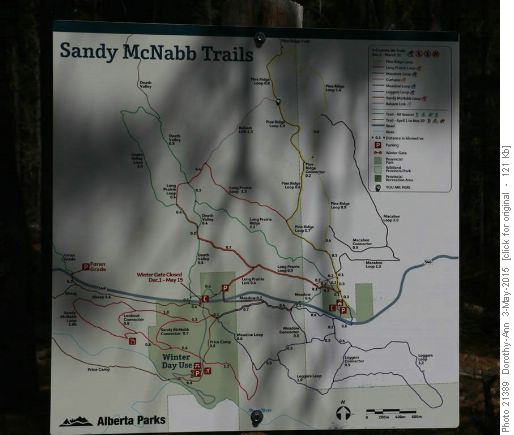 One of the fancy new trail signs