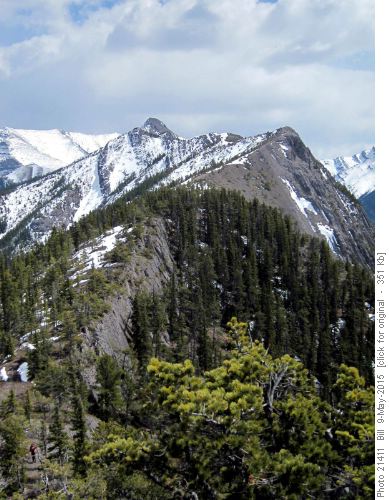 Wasootch Ridge with the peak in the distance