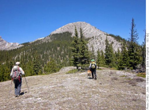 Ridge above Hidden pass heading for the first Blackrock Nub