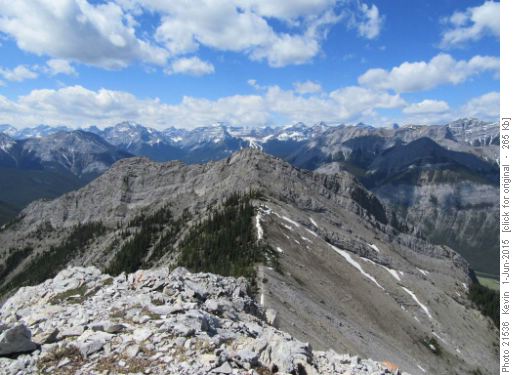 West Baldy from the summit of South Baldy
