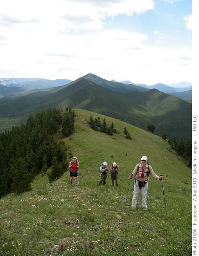 the grassy south ridge