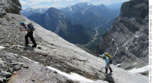 Dave and Arnold topping out on the slab section