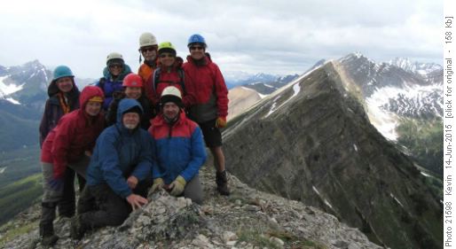Group photo on the summit
