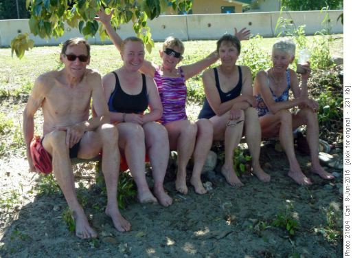 At Blind Bay beach