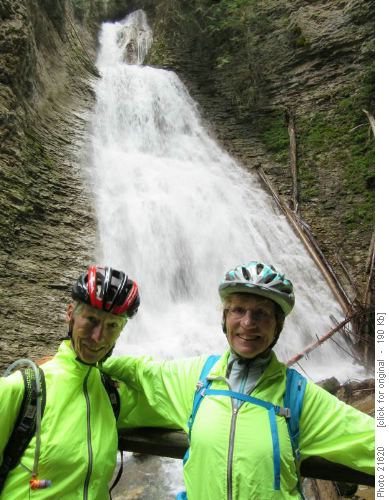 Inge and Christine at Margaret Falls