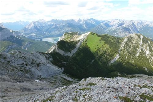 Looking back at the ridge from Summit #2