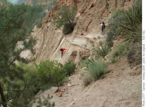Cliff Dwellings in Bandelier National Park, NM