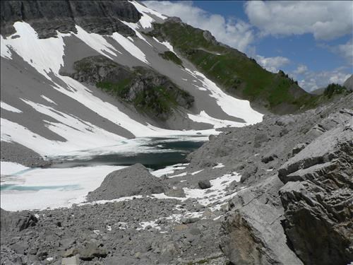 Too chilly for a swim!