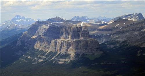 Castle Mountain from the summit of Pilot Mountain