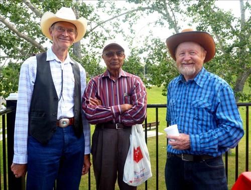 {229 Dave Reid}, {179 Ghulam Jamro} & {188 Bill Leach} : 2015 Pancake breakfast