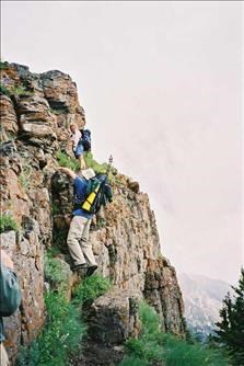 Wind Ridge rock step