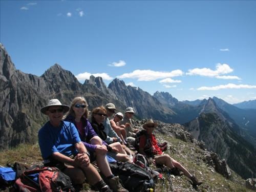 Lunch time on the summit of Grizzly Peak