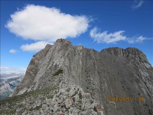 Evelyn on Wintour Mtn South Ridge