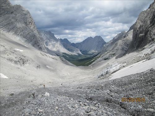 Rae Glacier valley