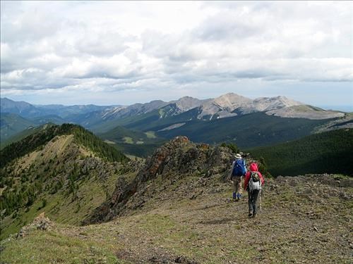 Along unnamed ridge