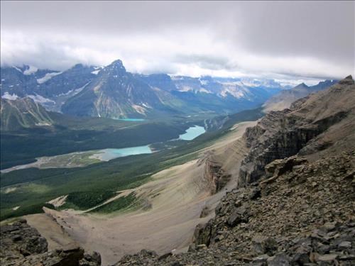 Mount Chephren and the Waterfowl lakes