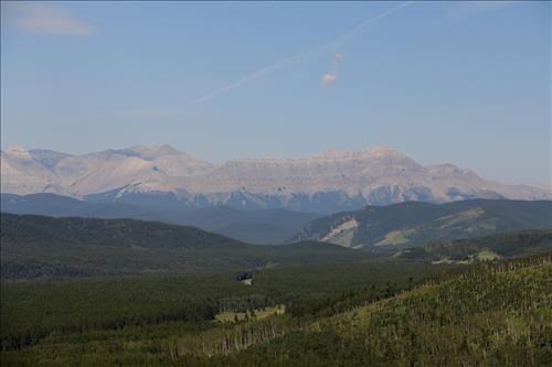 View from top of first of High Noon Hills: Bluerock Mtn
