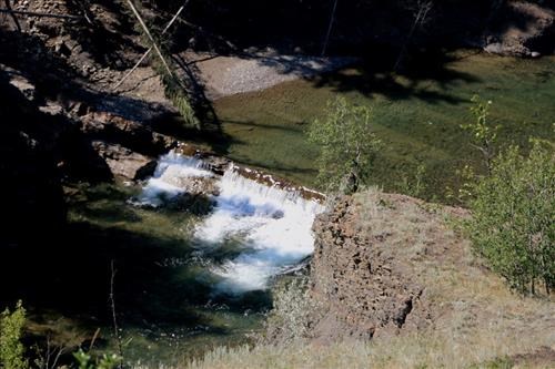 Small falls on Sheep below lunch stop
