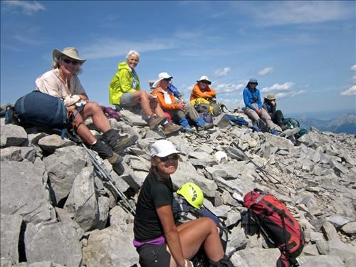 Summit Mount James Walker {413 gar Luz}, {428 alda Sig}, {1154 Jac Buc}, {256 Arn West}, {471 Man Cze}, {976 Jean Proc} and in front {581 Sus Mccl}