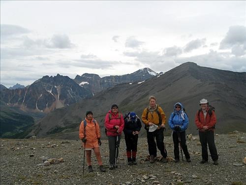 Whistlers summit ,Indian ridge in background