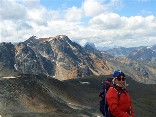 The sun came out at the summit