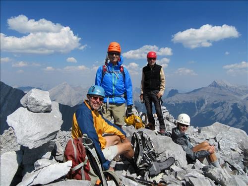Summit cairn of Mount Nestor