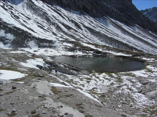 1st tarn, northeast cirque of James Walker valley