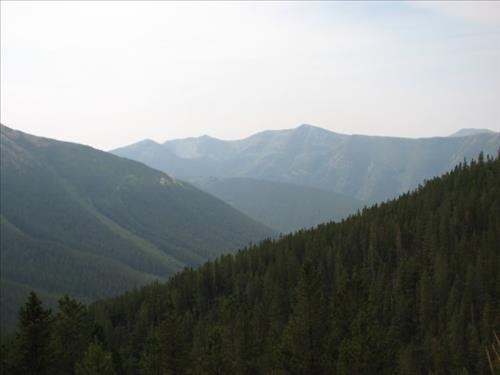 View from the pass on the Snake Creek Loop