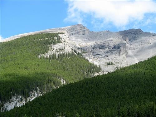 Emma's Peak from the canal